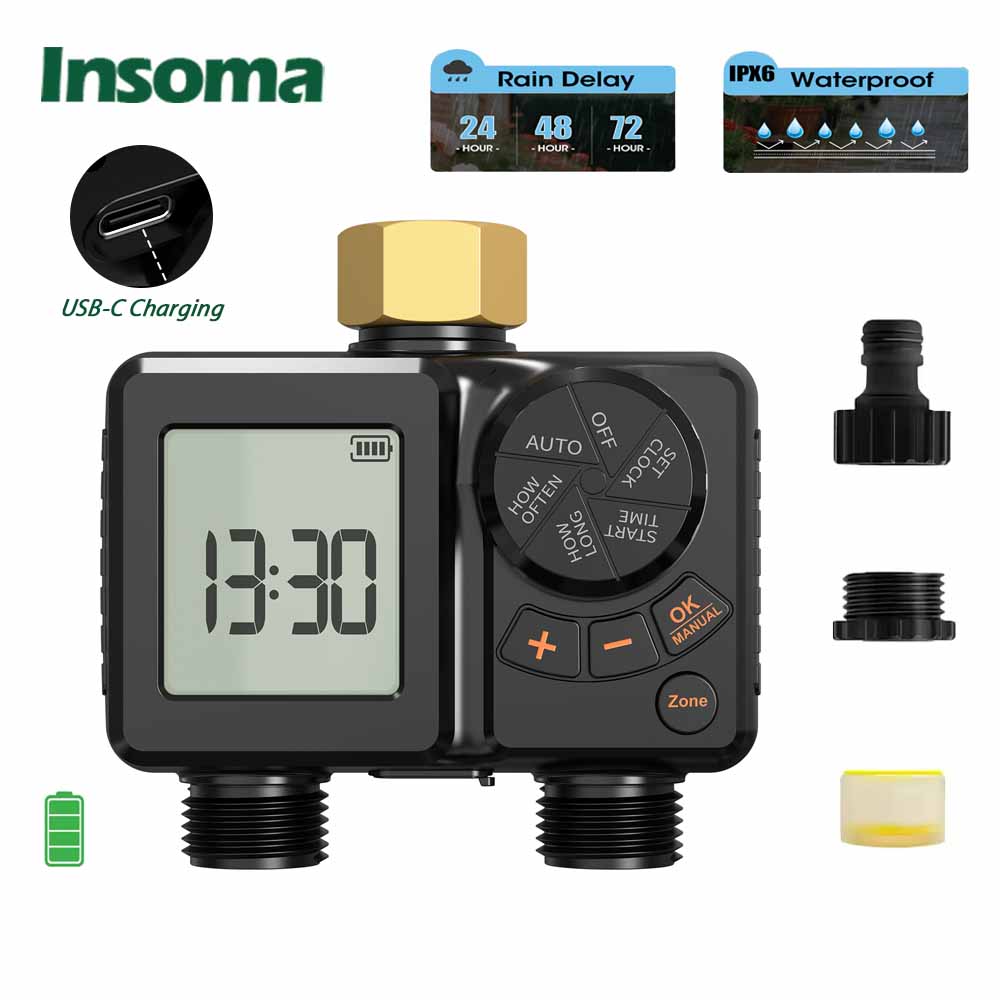 Smart Garden Hose Timer - Timer per irrigazione da giardino INSOMA