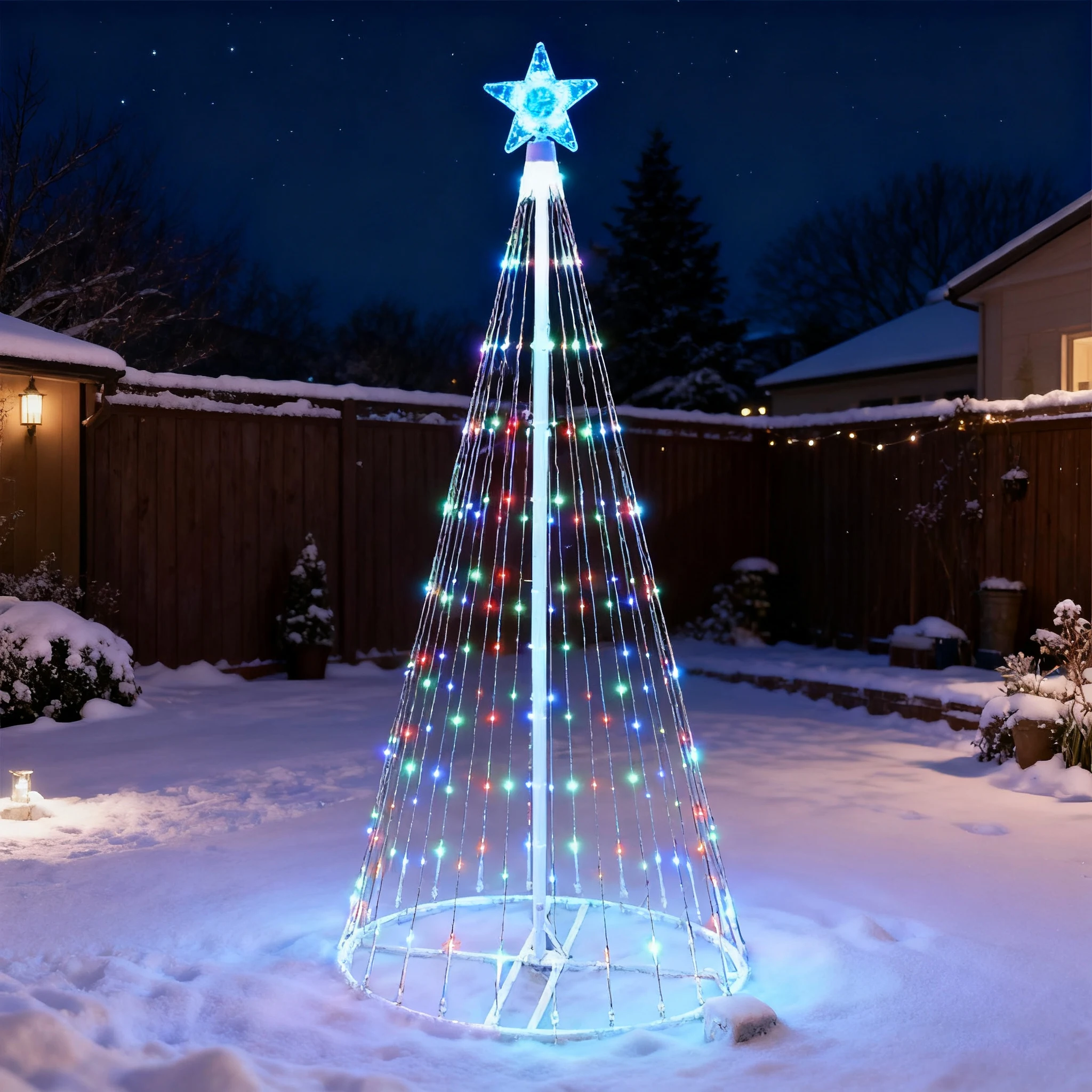 Luci a cascata a LED ad energi - Smart Garden Spotlights recensione e prezzo