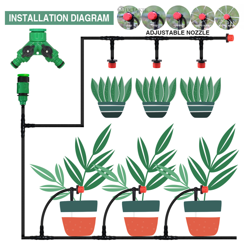 50-5M 1/4 ''gocciolatori regol - Smart Garden Hose Timer recensione e prezzo