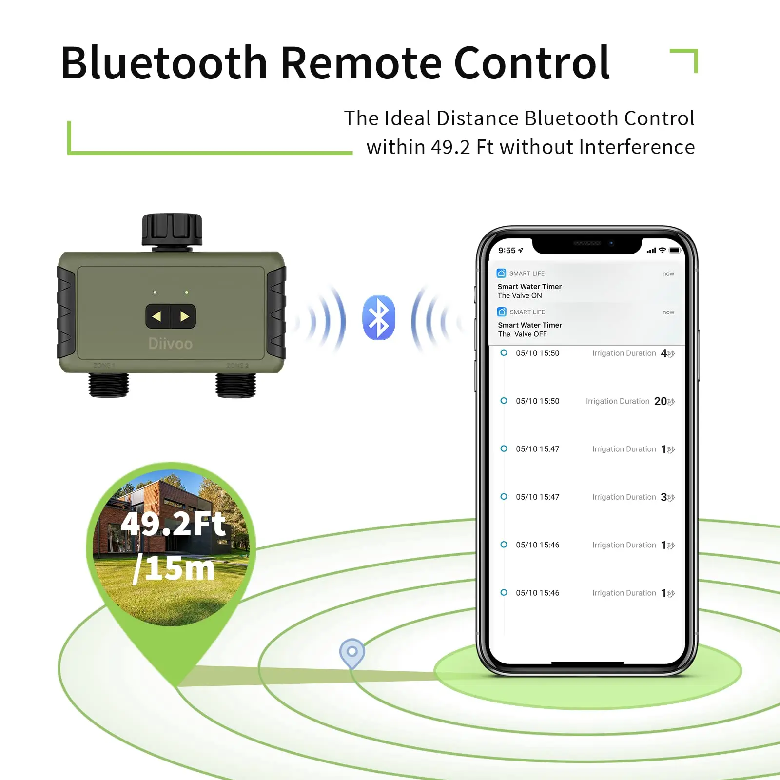 Timer Irrigazione Diivoo Bluet - Smart Garden Hose Timer recensione e prezzo